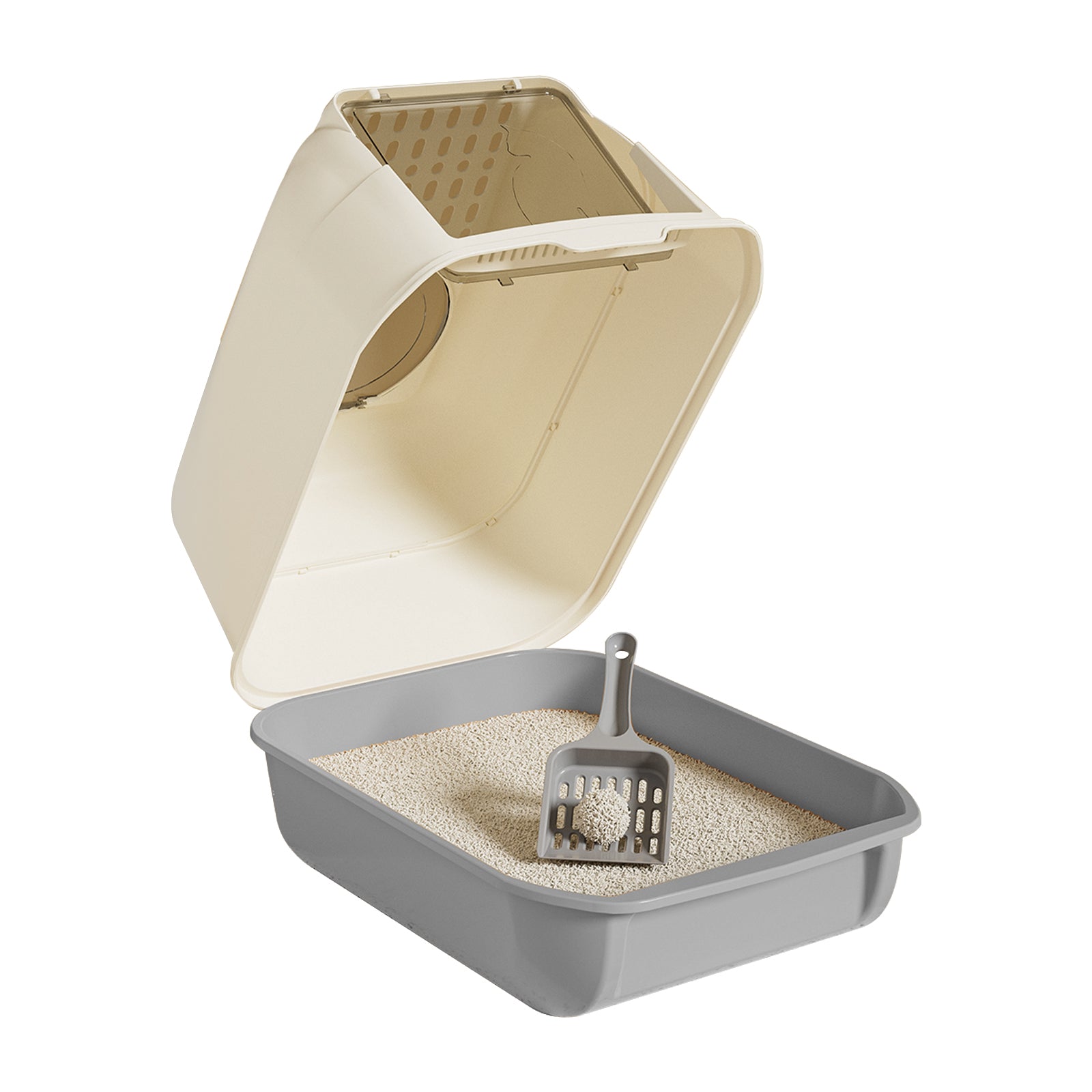 Uniquement prise de soi---Double porte Cat Litter Box