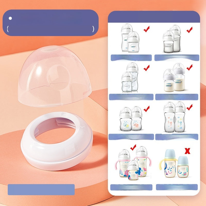 Bouteilles de bébé à large calibre Sippy Spout universelle avec poignée