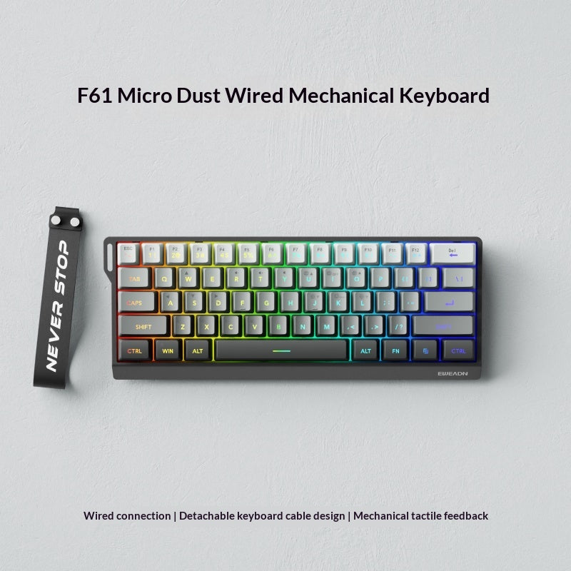 Wireless Keyboard and Mouse with a Mechanical Feel