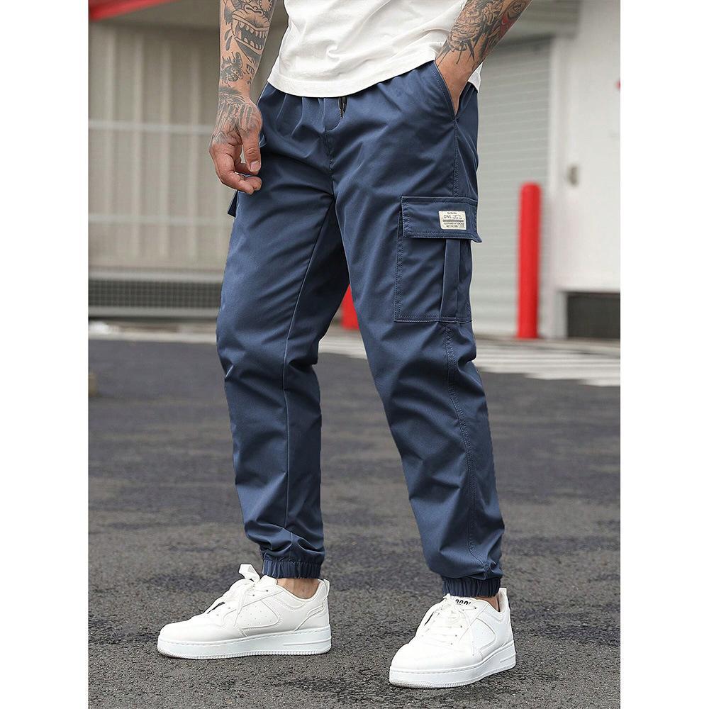 Pantalon casual pour hommes de sport multi-poches