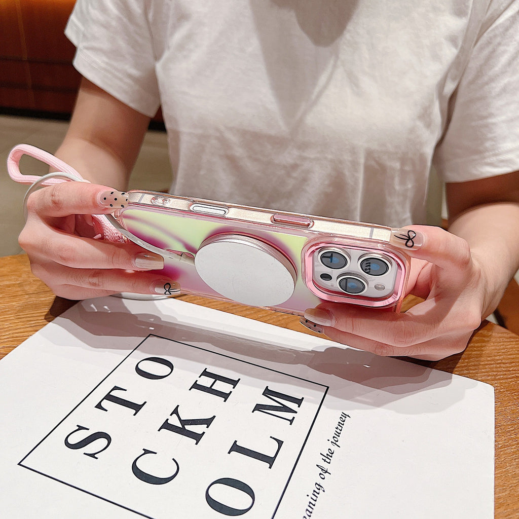 Étui de téléphone Chameleon Ombre Léger Tout inclus résistant à la chute transparent