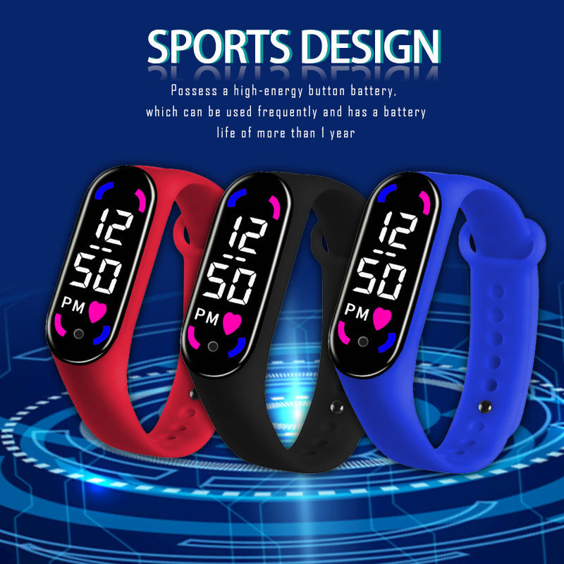 Multi-fonction Luminous Waterproof Touch-screen Montre électronique