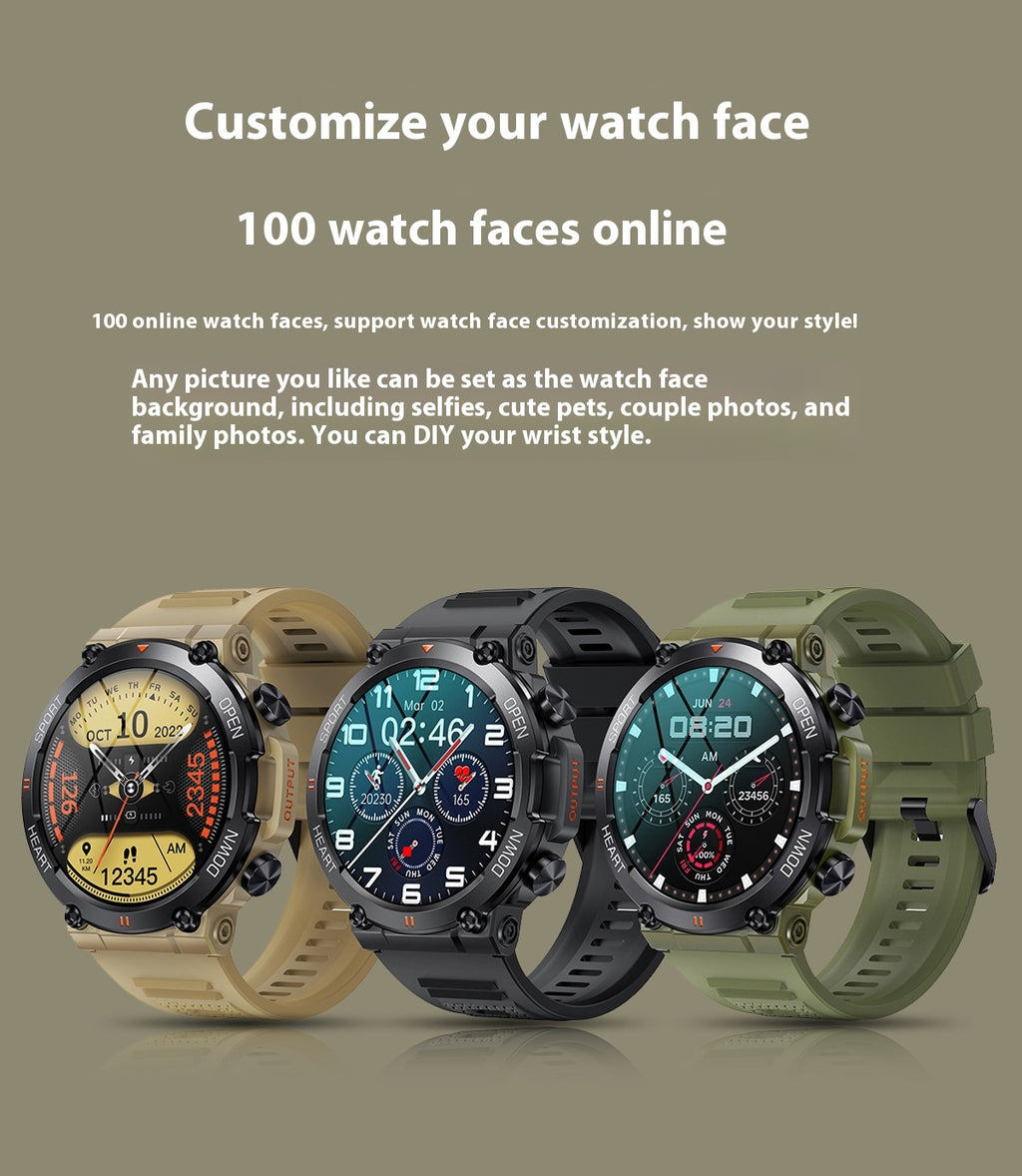 Call Musique Météo Fréquence cardiaque Pression artérielle Smart Watch