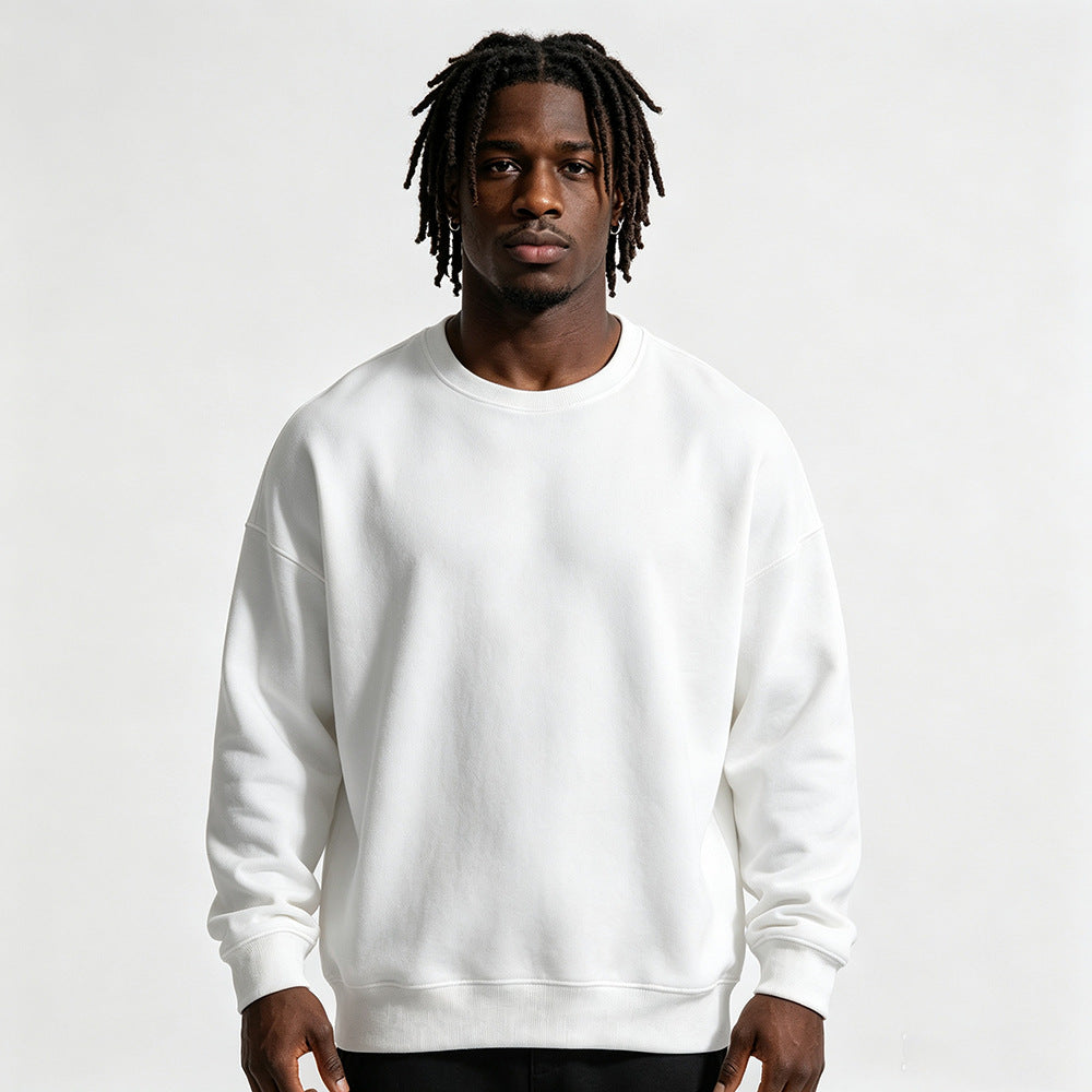 Sweatshirt à col d'équipage épais