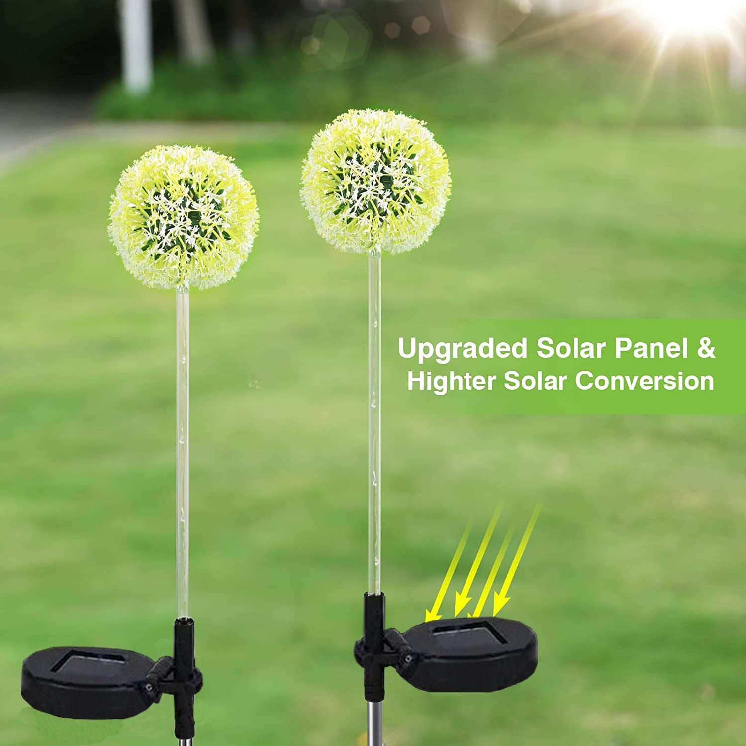 Lampe à gazon solaire Jardin Lampes décoratives à gazon