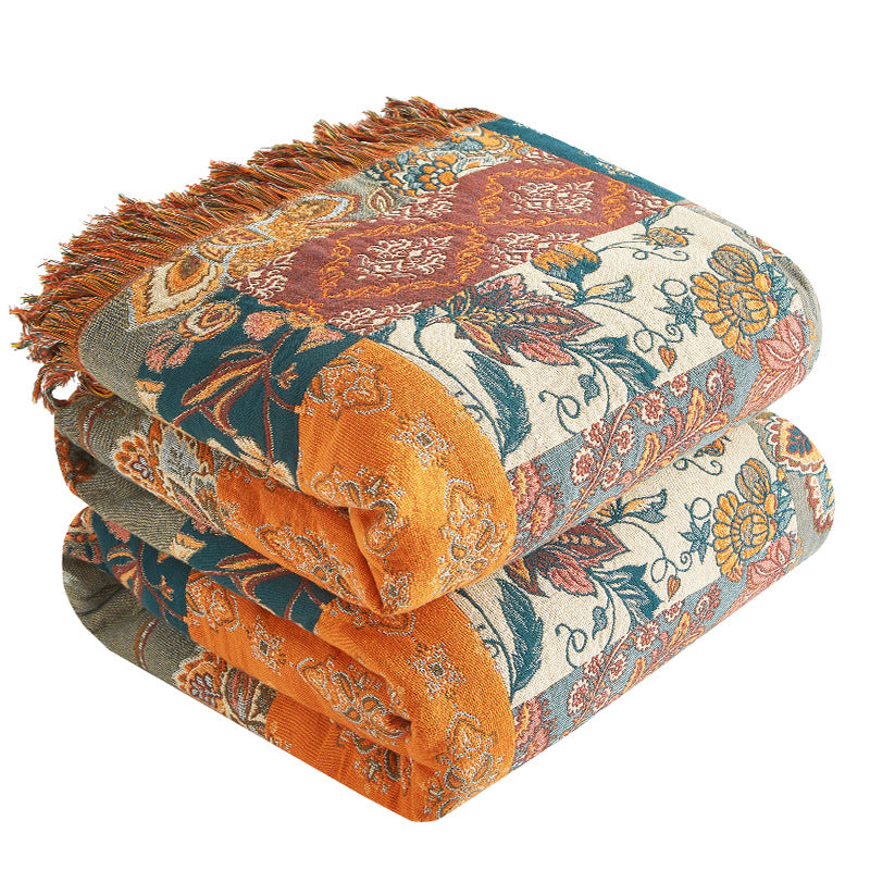 Cotton Bohème style serviette couverture Nap couverture