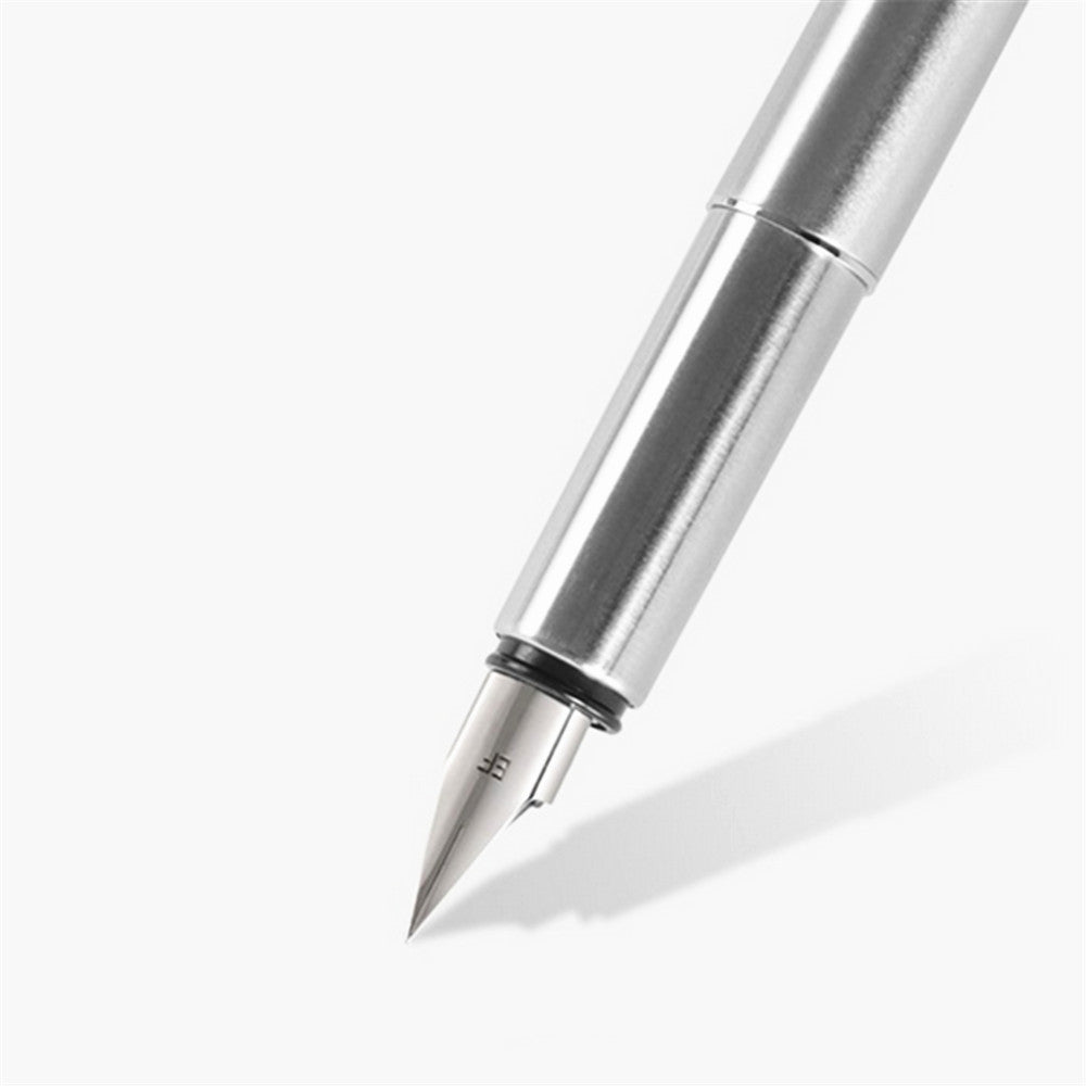 Jinhao Fontaine stylo tout-acier Extrêmement noir métal adulte bureau cadeau enseignant étudiant