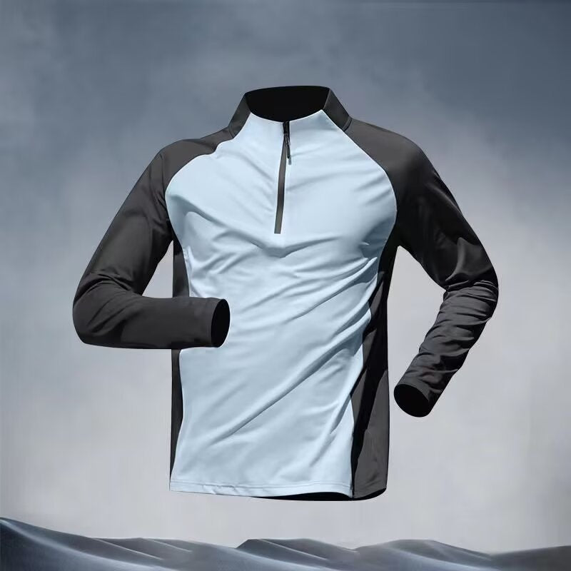 T-shirt à manches longues à séchage rapide pour homme
