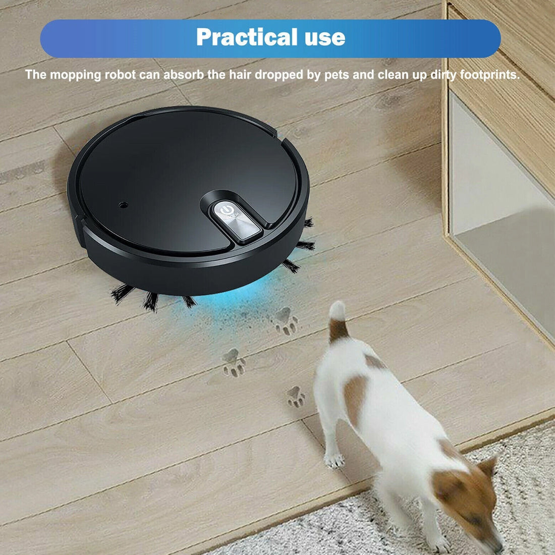 Smart Robot Vacuum Cleaner Automatic Sweeper Floor Clean Rechargeable