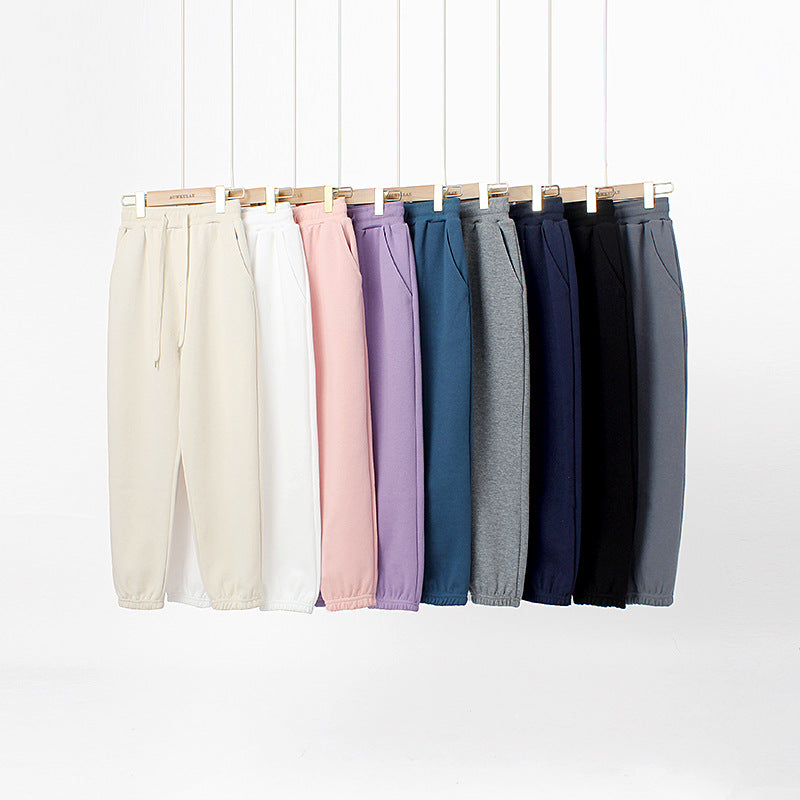 Garçons Pantalons de sport couleur unie pour les enfants plus âgés