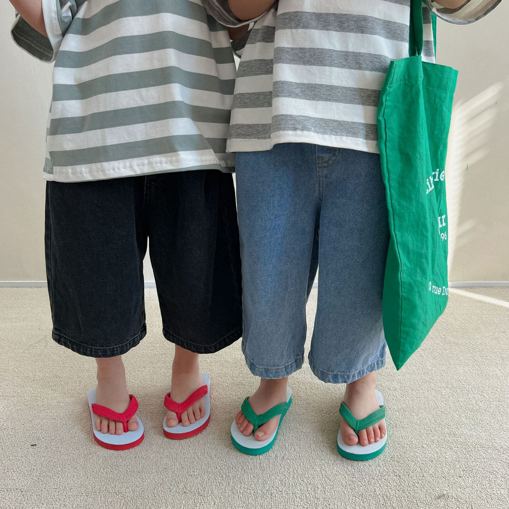 Jeans à jambes larges pour enfants