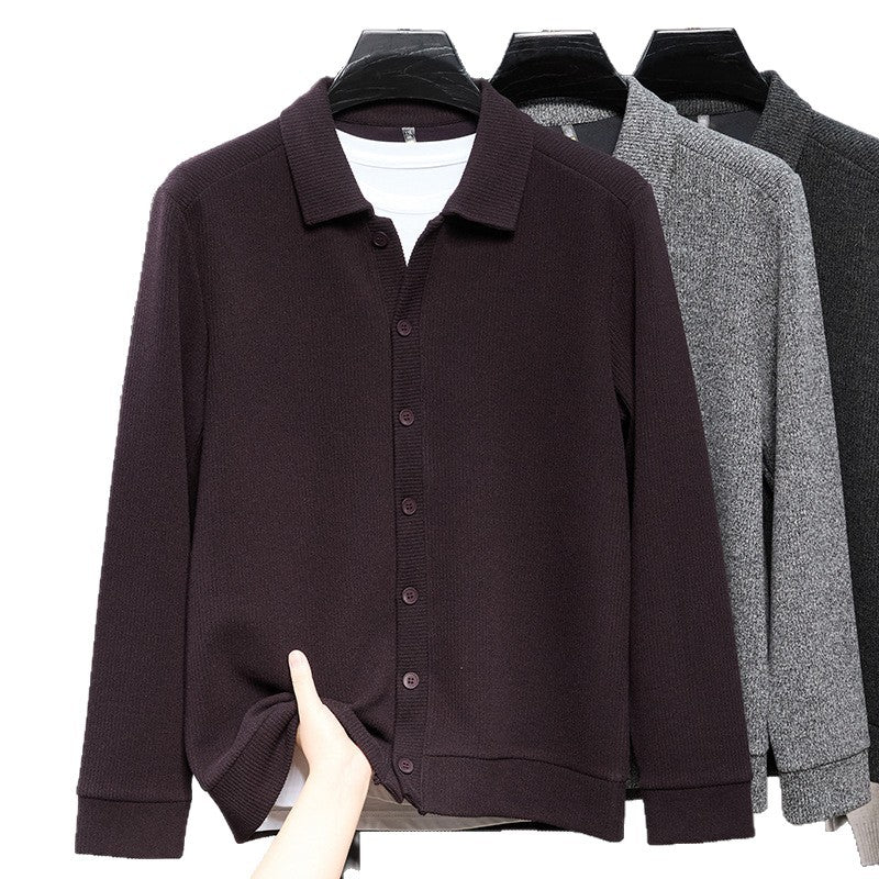 Chandail à manches longues pour hommes PrintempsÉté Chauffe-pel à la mode Style