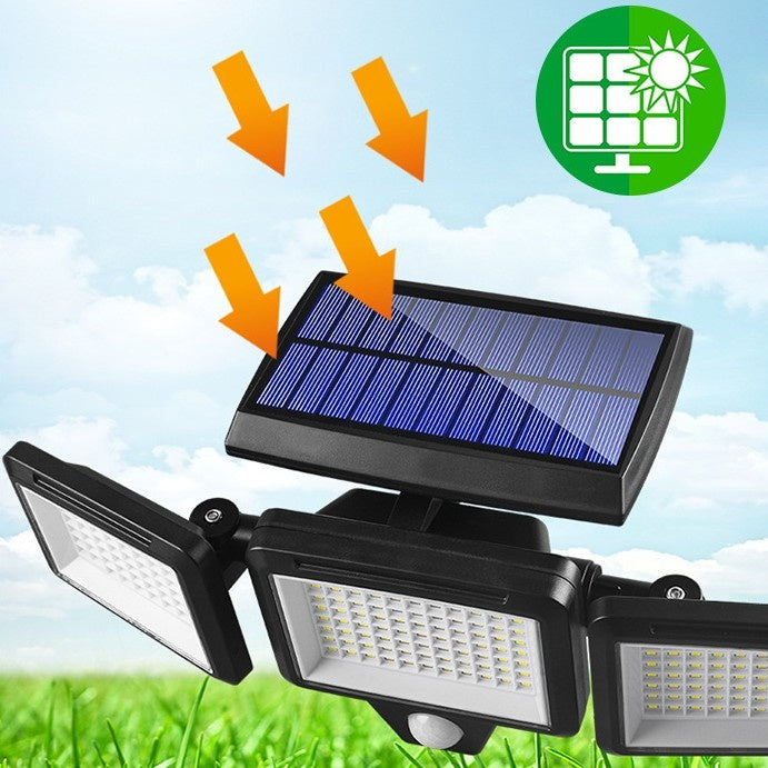 Induction intelligente de la lampe murale solaire extérieure
