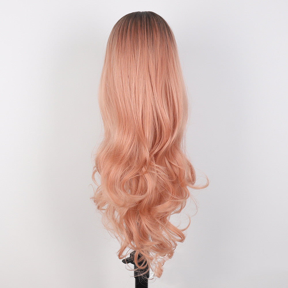 La perruque Rose Net est mince et droite avec des courbes longues