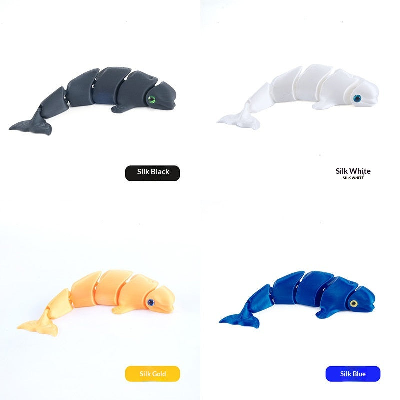Jouet d'ornement d'oeil simulé Baleine décorative