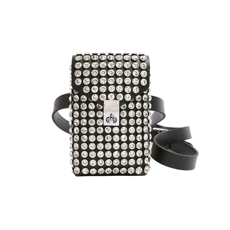 Sac à épaule unique Instagram style Strass Design
