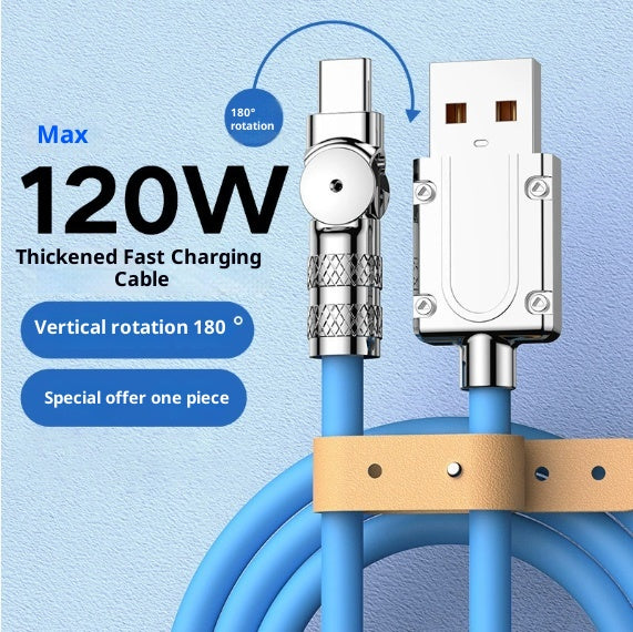 Rotary Type-C Fast Charging Cable