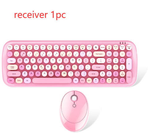 Couleur rouge à lèvres filles punk clavier