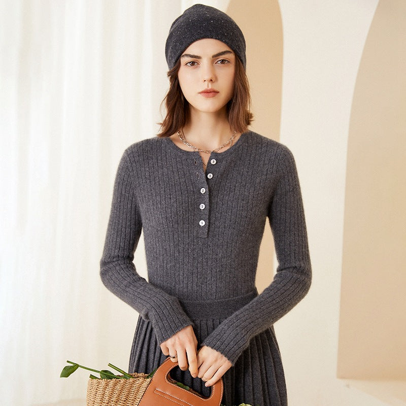 Tweater Elégant, simple et polyvalent pour femmes