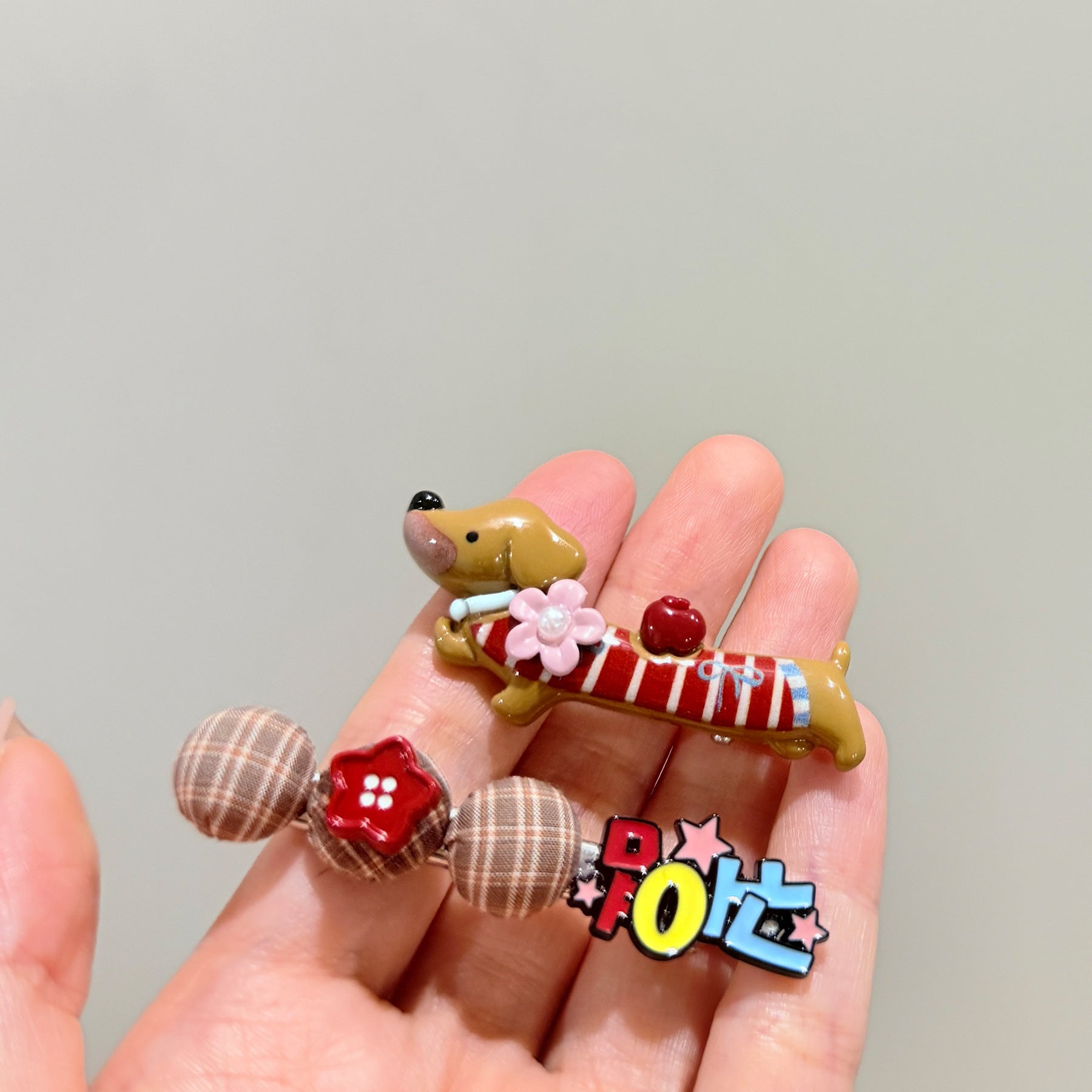 Cartoon Dachshund Clip pour les femmes