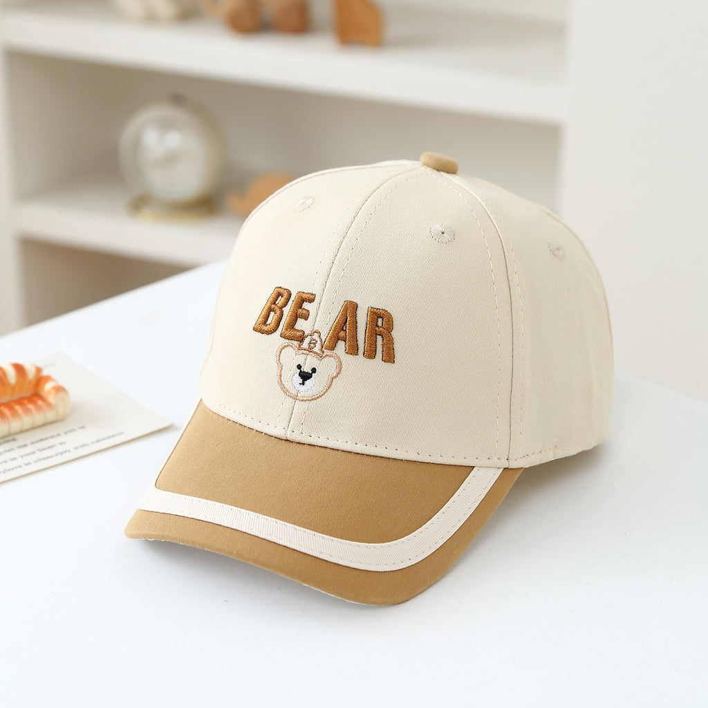 Garçons et filles de style caricature Casquette de baseball multicolore pour la protection solaire extérieure