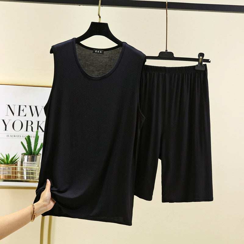 Plus Size Sleeveless Top and Shorts