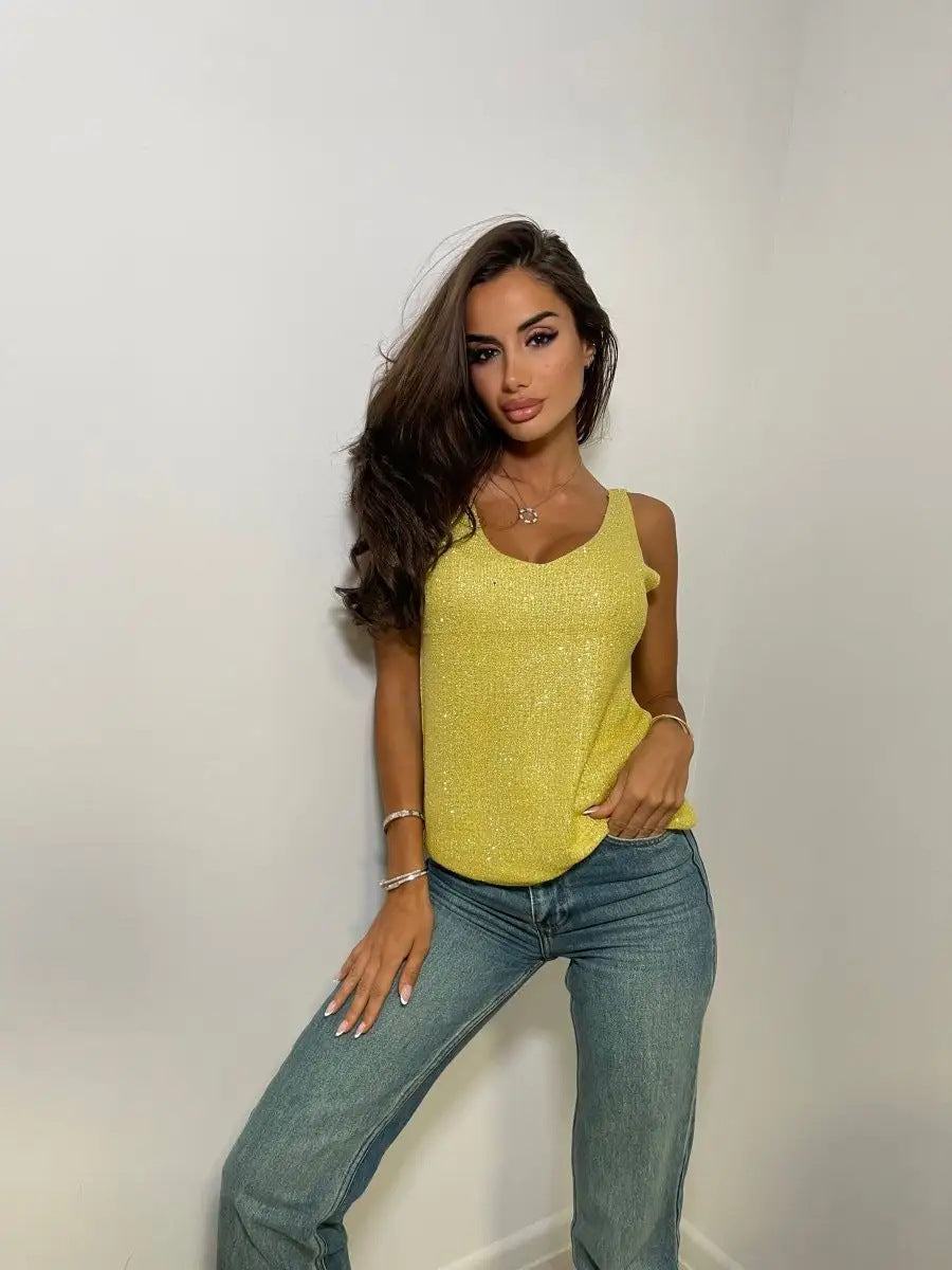 Lourdes Strass à goujons en V de mode avec paillettes en pierre