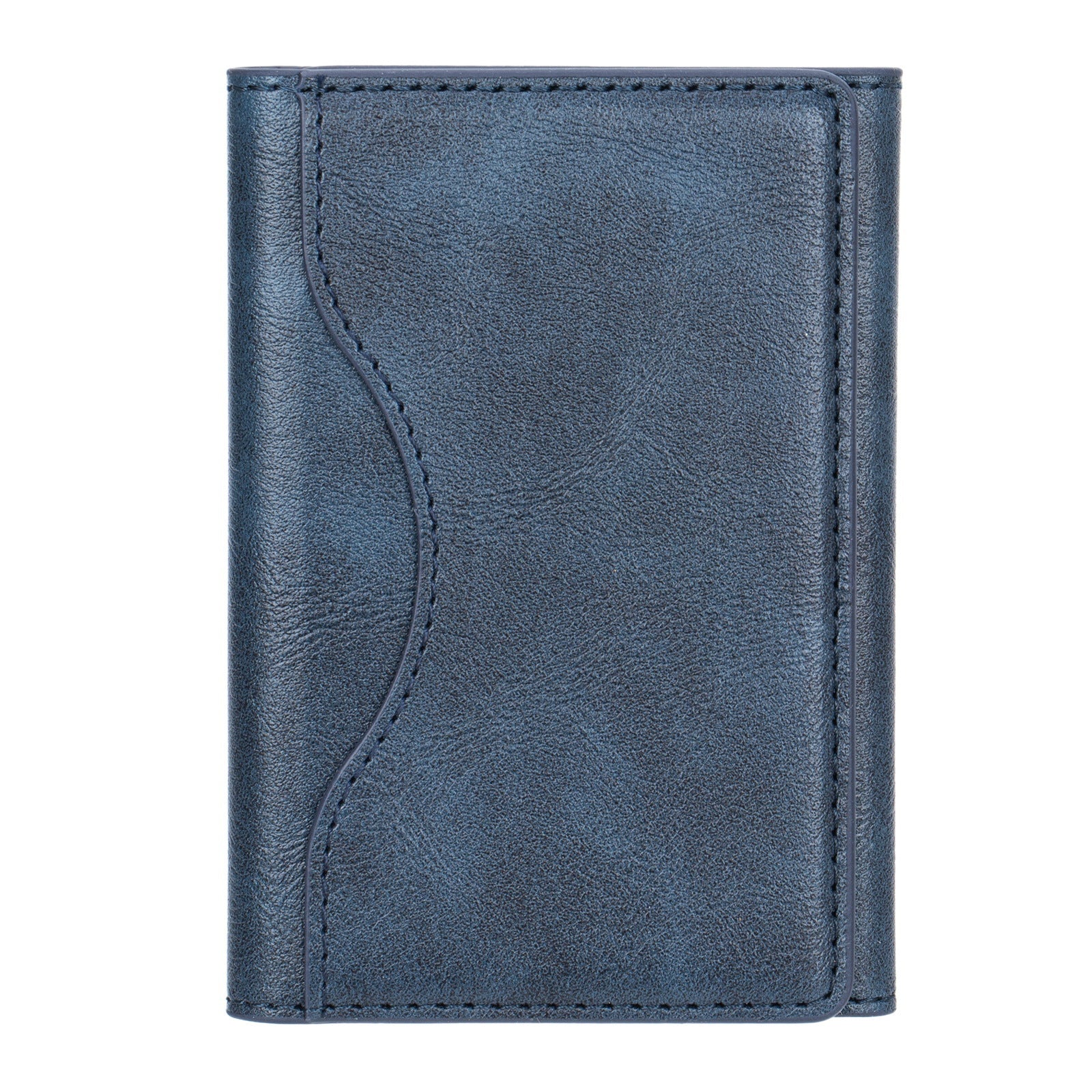 Porte-cartes magnétiques triples en cuir