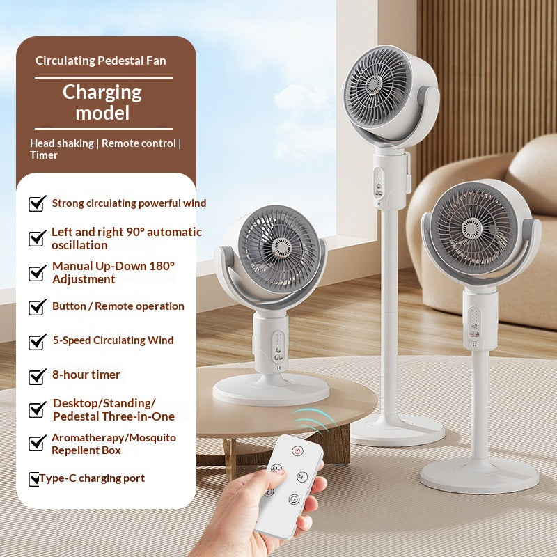 Retractable Electric Household and Office Fan