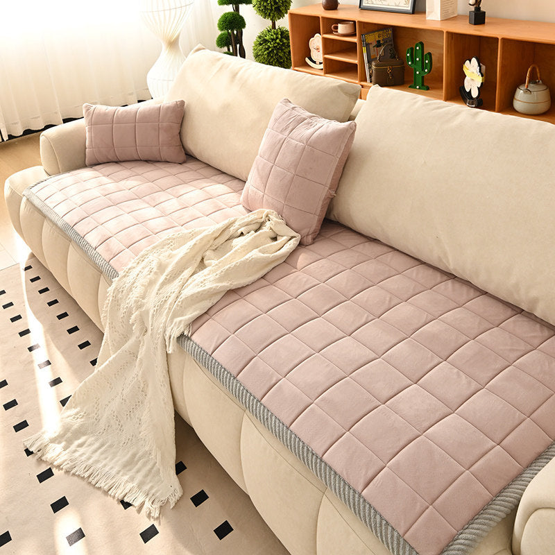 Coussin de canapé haut de gamme de style crème