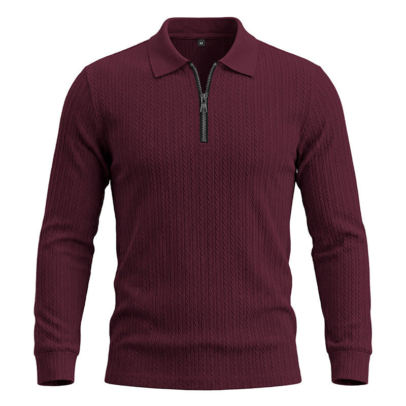 Polo à manches longues pour hommes