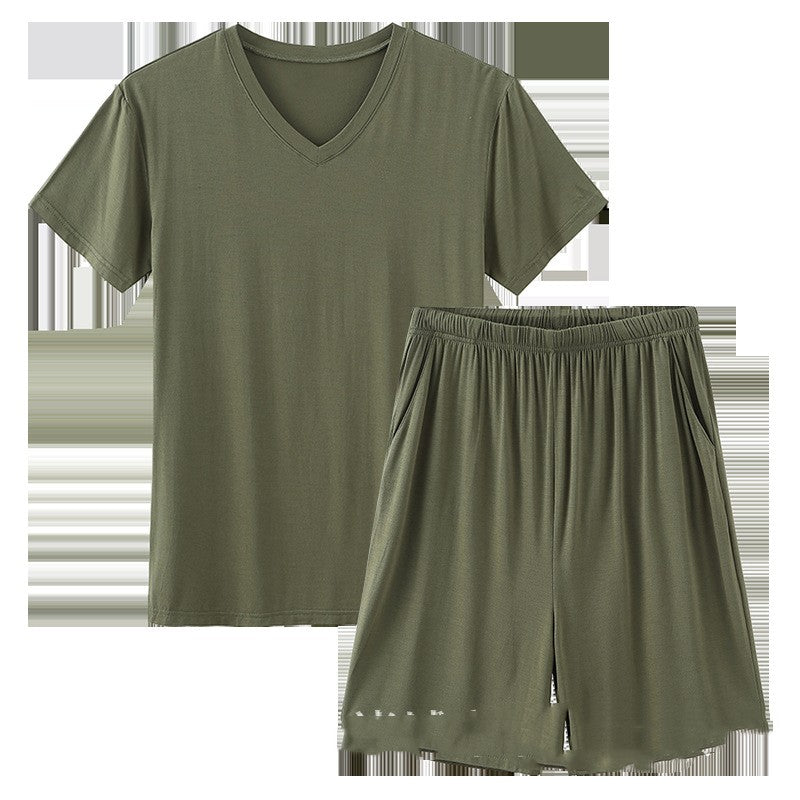 Pyjama modal Short d'été homme Manche courte