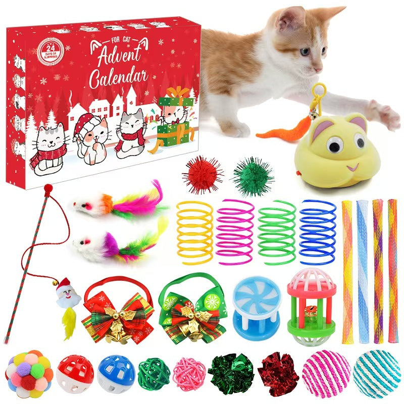 Boîte cadeau pour chien de Noël