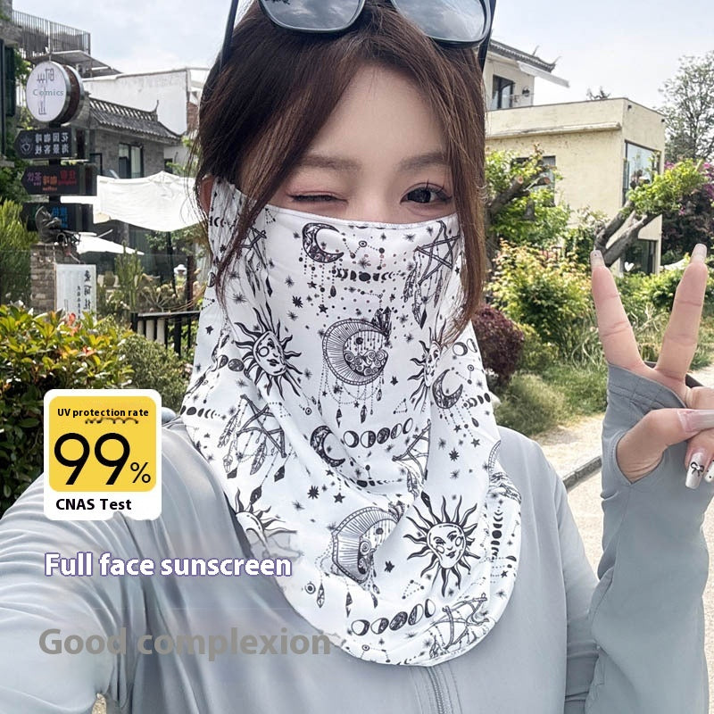 Masque du soleil Bébé Garçon et fille Été Pêche en plein air Couverture de vélo Plein visage
