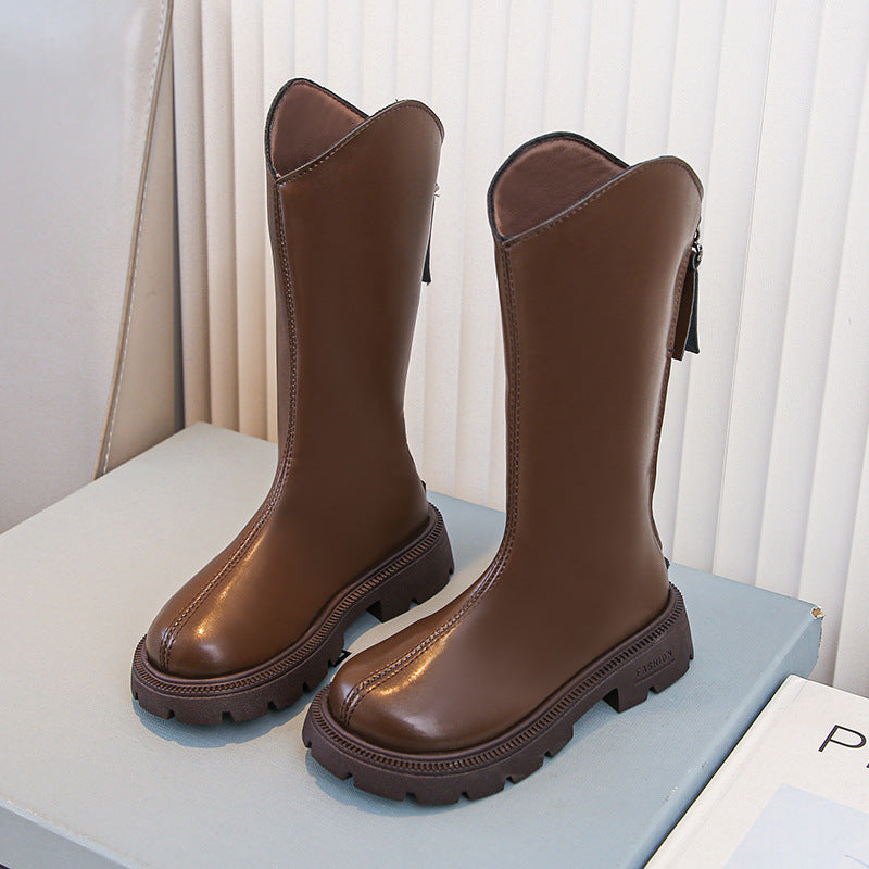 Chaussures pour filles Bottes d'hiver Chaussures pour enfants Printemps et Automne