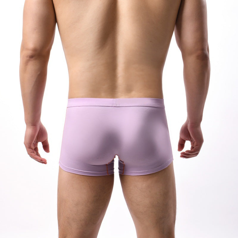 Slips de Boxer Respirant Plus Taille Homme Lyocell