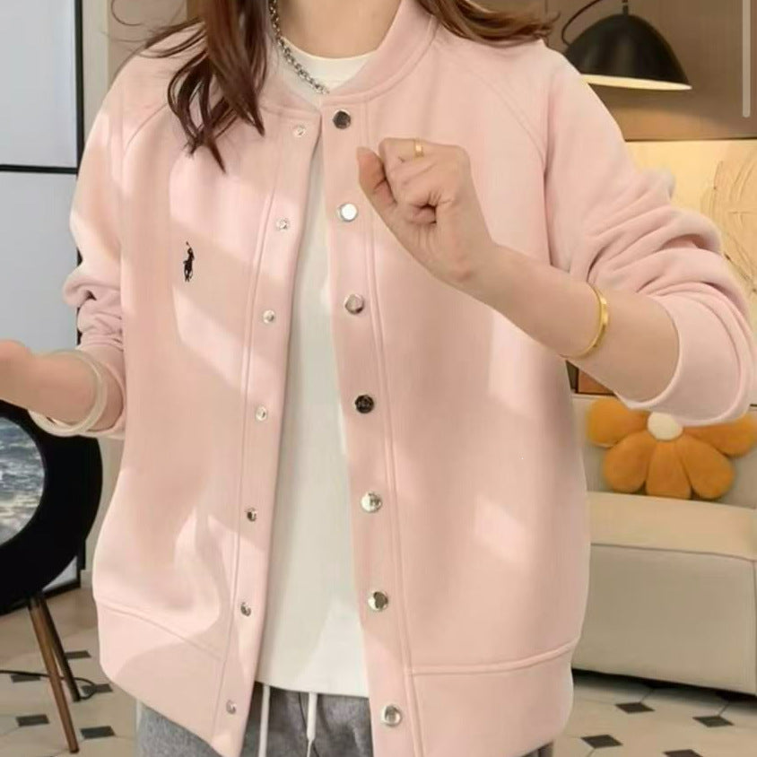 Veste anti-vent à manches longues à apparence équitable
