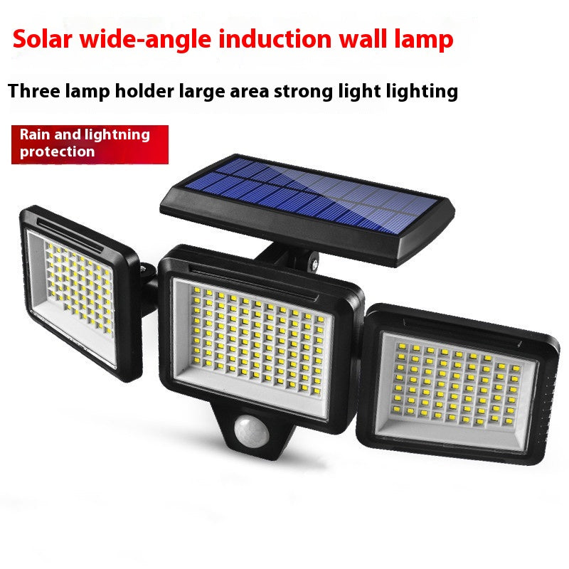 Induction intelligente de la lampe murale solaire extérieure