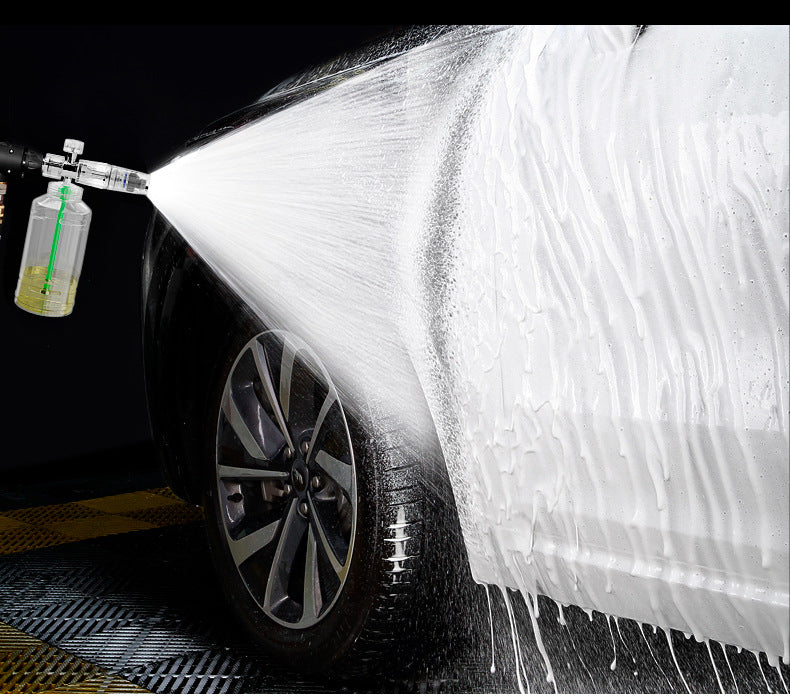 Lavage de voiture L'arrosage de bulles peut haute pression Accessoires de lavage de voiture Pistolet à eau
