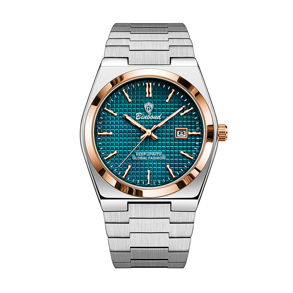 Lumineuse montre de mode tendance imperméable pour hommes