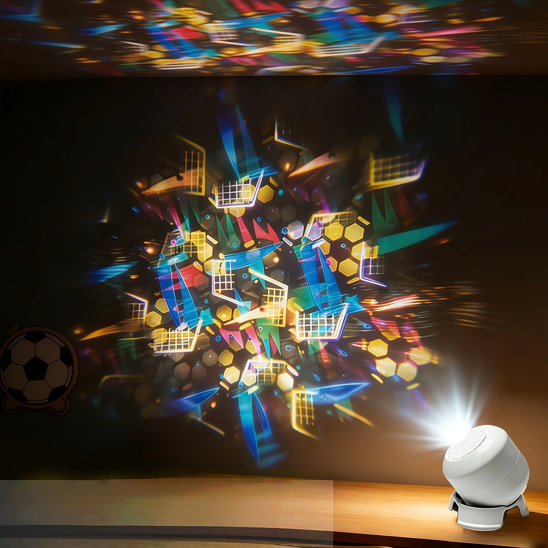 Lumière LED de projection des flocons de neige de Noël