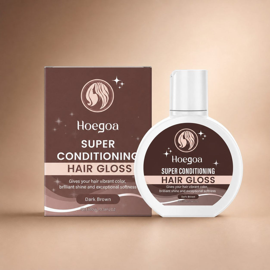 HOEGOA brun foncé conditionneur de couleur de dépôt