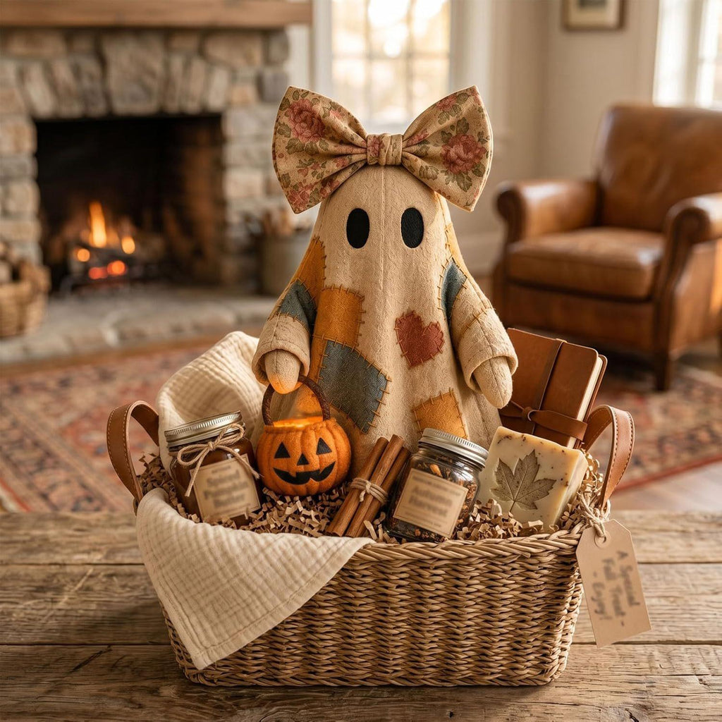 Patchwork Ghost Décoration d'Halloween