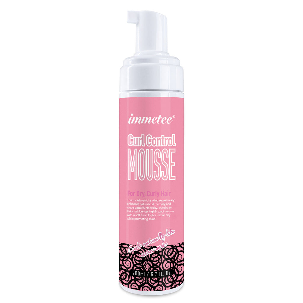 Coiffure bouclée Shaping Mousse Hydratante et Scalding soin des cheveux Elastin Bubble Mousse