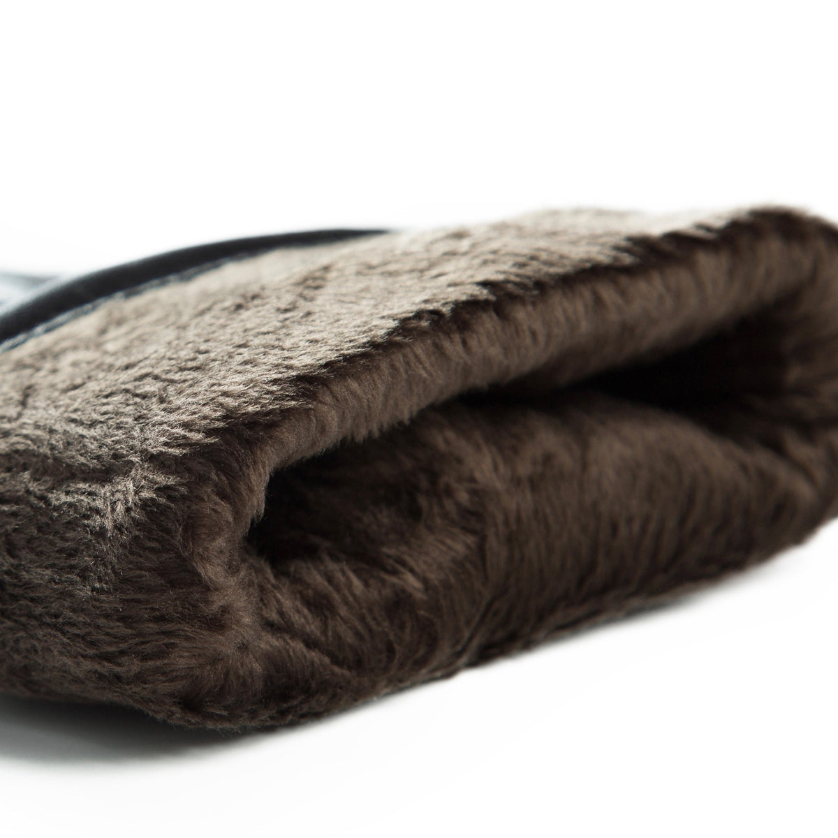 Gants d'hiver en cuir véritable pour hommes