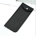 Verres sac de rangement-PU cuir-noir-1 pièce