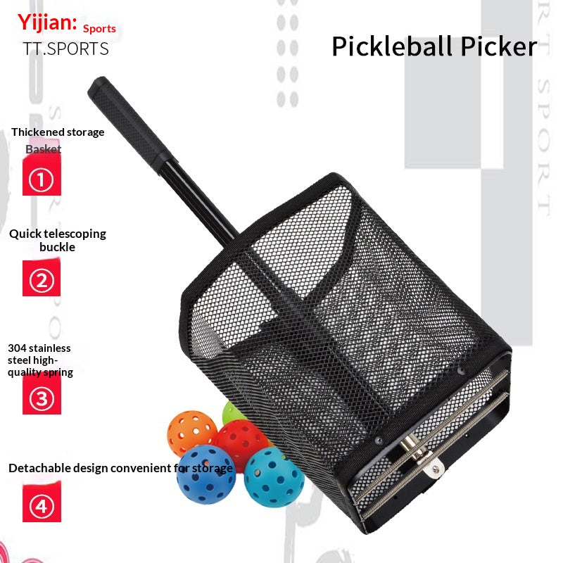 Récupérer des boules de pickleball