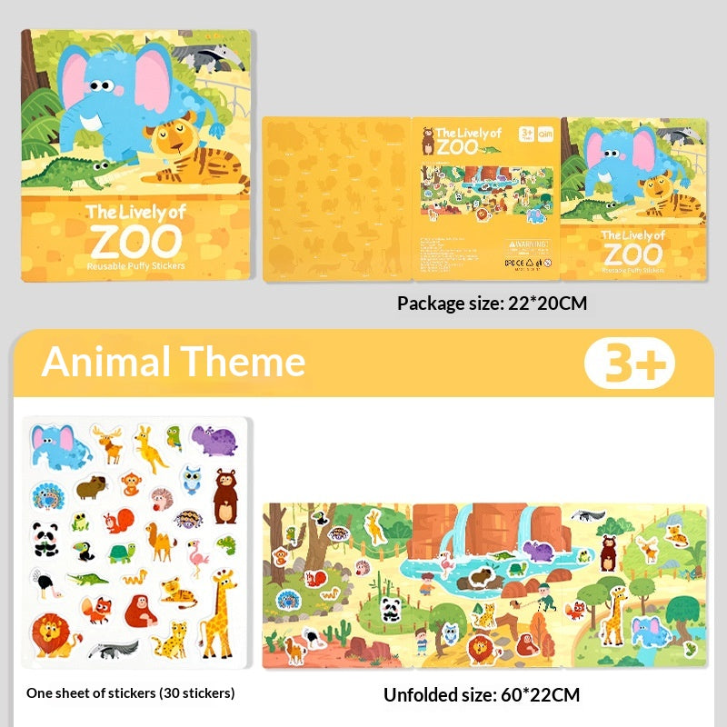 Stickers Bubble Jouet d'apprentissage précoce pour la maternelle