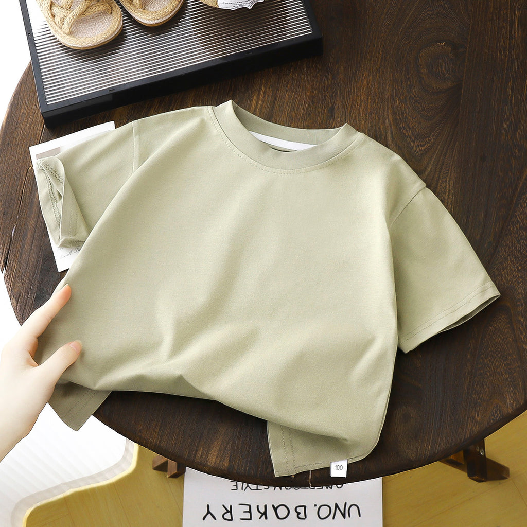 T-shirt en coton à manches courtes pour enfants