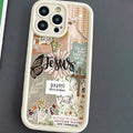 Vintage cas de téléphone papillon tout compris